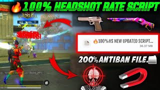 Free Fire Auto Headshot Config File🎯🌠 Macro Aimbot  No Recoil Regedit ‼️ Antiban VIP Script 👽 [upl. by Japheth]