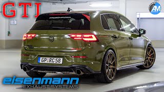 Golf 8 GTI  Eisenmann Exhaust  pure SOUND💥  by Automann in 4K [upl. by Shell56]