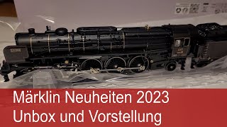 Märklin Neuheiten 2023 Unbox BR 241 Est und BR0110 sowie tolle Zugwagen beim Insider Treff Mist 61 [upl. by Vassaux]