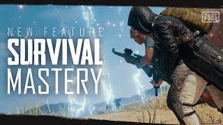 PUBG  New Feature  Survival Mastery [upl. by Sassan41]