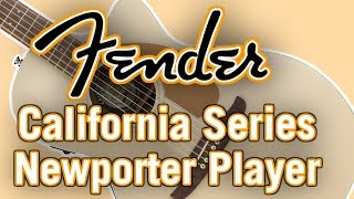 Fender California Series Newporter Player Review amp Demo [upl. by Yelserp262]