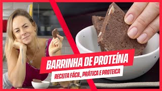 Receita de Barra de Proteína Caseira  Menu Natureba [upl. by Brunelle]