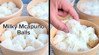 MILKY MACAPUNO BALLS RECIPE  HOW TO MAKE MILKY MACOUNO BALLS  Panlasang Pinoy [upl. by Earej]