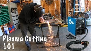 Miller Spectrum 375 Review and Demo Plasma Cutting 101 [upl. by Rotciv]