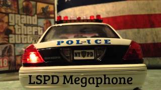 GTA 5 LSPD Megaphone [upl. by Otreblide]