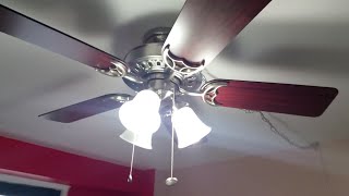 DIY How To Install Ceiling Fan Using Swag Kit On Concrete Ceiling Anywhere [upl. by Naget]