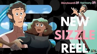 Storyboard Pro 24 and Harmony 24 Sizzle Reel  Impactful 2D3D Animated Content I The Cloud Train [upl. by Elvis]