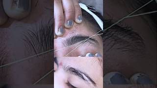 eyebrowthreading eyebrow shorts [upl. by Hamid]