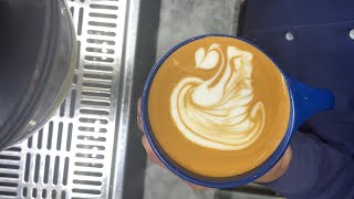 Speciality Coffee Training  Barista art skills  Coffee Latte Art Tutorial Different latte art [upl. by Ruhtracm]