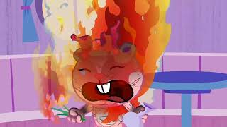 The Most GRUESOME Deaths In HAPPY TREE FRIENDS Reaction w Denzel [upl. by Ateikan]