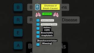 🔥 How to Remember Shortness of Breath Causes in 60 Seconds MNEMONIC nursing nclex usmle [upl. by Bron979]