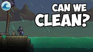 Can we CLEAN the Sulphurous Sea in Terraria TeamSeas [upl. by Nwahsyar]