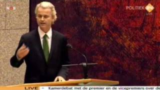 Uruzgan Debat  Geert Wilders in eerste termijn [upl. by Lorien]