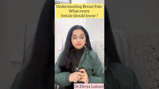 Understanding Breast Pain What every Female Should know homoeopathy mastalgia [upl. by Kciwdahc]