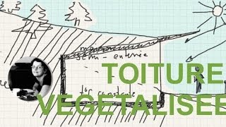 Maison bioclimatique  la toiture vegetalisée [upl. by Sufur]