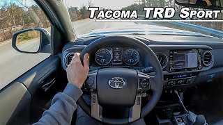 Still Worth The Price  2021 Toyota Tacoma TRD Sport 4x4 POV Review Binaural Audio [upl. by Blanding]