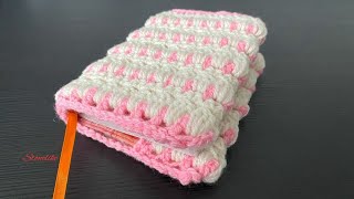 Crochet book cover for the Bible [upl. by Libb]