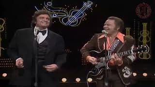 Roy Clark And Johnny Cash Orange Blossom Special 1978 [upl. by Catlee]