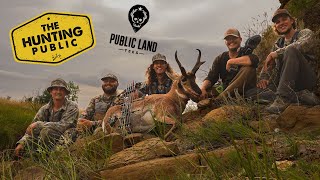 Buck Down Archery Antelope Hunting with TheHuntingPublic amp Sam soholtbrothers [upl. by Enicul]