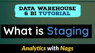 What is Staging Area  Data Warehouse Tutorial For Beginners  Data Warehouse Concepts 730 [upl. by Inatirb125]