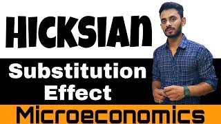 09 Hicksian substitution effect  in Hindi   By Hardev Thakur [upl. by Eckart]