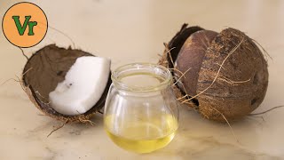 Comment faire de l’huile de coco  Parfumée et sans résidus  Antibactérien et antiride naturel [upl. by Sidky]