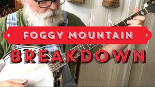 Learn to Play  Foggy Mountain Breakdown  Bluegrass Banjo [upl. by Gibe]