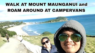 WALK AT MOUNT MAUNGANUI and ROAM AROUND AT CAMPERVANS [upl. by Olivia]