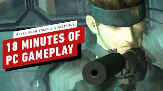 Metal Gear Solid 2 Substance  18 Minutes of PC Gameplay [upl. by Eitsirhc14]