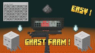 Easy 11960 Ghast Farm Bedrock Edition MCPEXboxPS4PCSwitch [upl. by Hege]