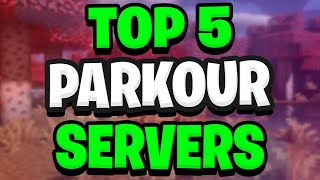 Top 5 Minecraft Parkour Servers [upl. by Buyer864]