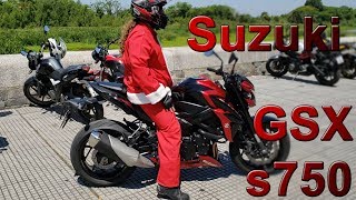 Review Suzuki GSX S 750 Review viejo mirar renovado [upl. by Eignav]