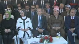 Recep Tayyip Erdoğan  Mesut Barzani görüşmesi [upl. by Anaihr]