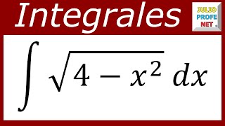 Integrales por sustitución trigonométrica  Ej 1 [upl. by Suelo]