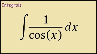 How to integrate 1cosx [upl. by Ramo98]