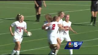 Chazy boys Moriah girls land Section VII soccer titles [upl. by Enytsirhc]