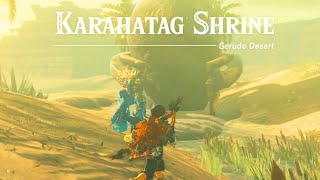 How to Complete Karahatag Shrine in Zelda Tears of The Kingdom Karahatag Shrine Walkthrough [upl. by Ailic]