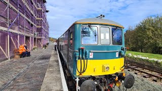 Oswestry Hertiage Railway Cab ride in the Class 73with Clive the driver Oswestry to Western wharf [upl. by Dagna320]