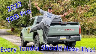 2022 Tundra TRD Pro Bed Step Every Truck Should Have ThisEasy Install Review [upl. by Repinuj]