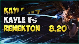 GLACIAL AUGMENT DOES IT WORK Kayle vs Renekton 820 [upl. by Werdn147]