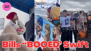 Taylor Swift’s HUMBLE Reaction to ‘BOOEING’ amp HECKLING Bills fans at Chiefs game [upl. by Acinorahs359]