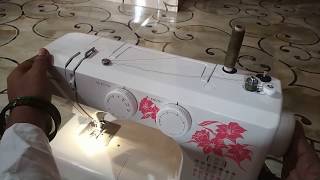 Usha Janome allure dlx demo in telugu [upl. by Acemahs]