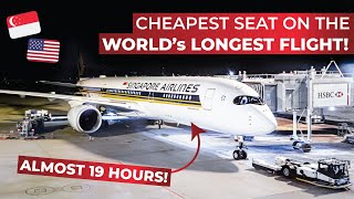 WORLDS LONGEST FLIGHT  Premium Economy on SINGAPOREs A350900ULR from Phuket to New York [upl. by Huldah]