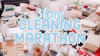 EXTREME CLEAN WITH ME MARATHON 2021  OVER 3 HOURS OF CLEANING MOTIVATION [upl. by Harold728]