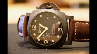 Review Panerai Luminor Marina 1950 Carbotech PAM00661 [upl. by Leeland]