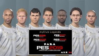 LAS 101 LEYENDAS OFICIALES DE PES 16 17 18 Y 19 PARA PES 2019 PARA PC ale84 [upl. by Kate]