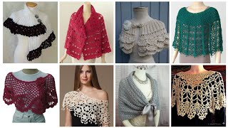 TRENDING TOP 88 CROCHET KNIT CAPLETSLACE CAPLETS SHAWLS [upl. by Stagg]