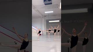 Battement Fondu in Center  Vaganova training in California dance ballet dancevideo [upl. by Burlie]