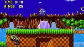 Sonic the Hedgehog Green Hill Zone Act 2 Speed Run [upl. by Morry]