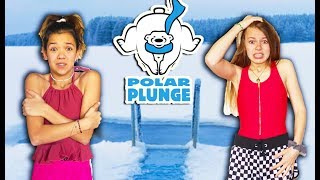 Polar Plunge Swimming Challenge 2020 In COLD POOL [upl. by Dinin]